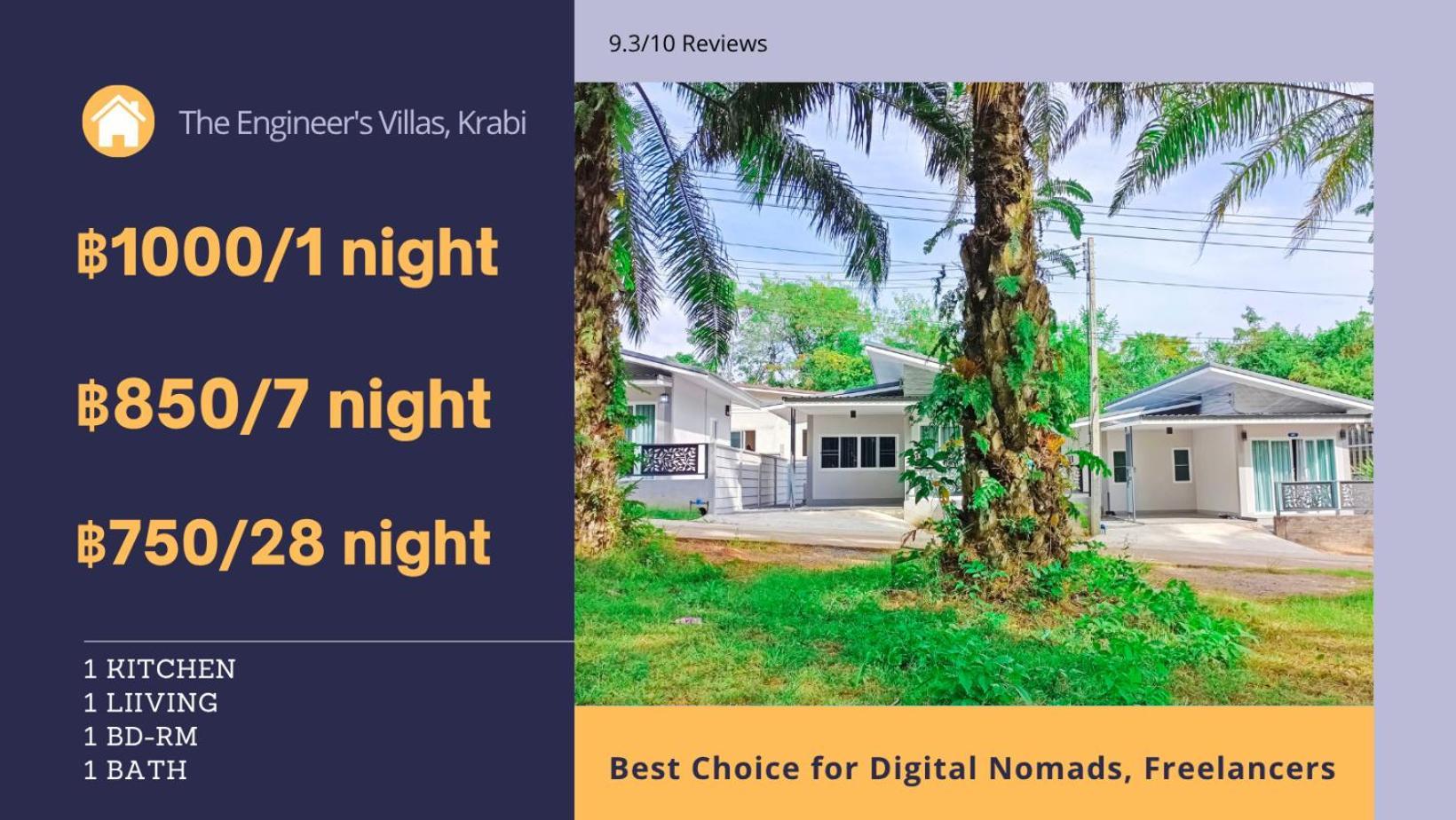 Villa The Engineer's Villas, Krabi Ban Khlong Chi Lat